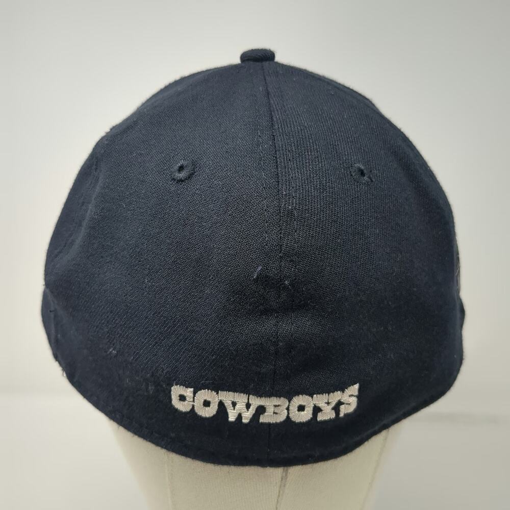 Dallas Cowboys NFL New Era Blue Cap XL Playoffs Patch 39THIRTY Stretch Fit Hat - Picture 6 of 9
